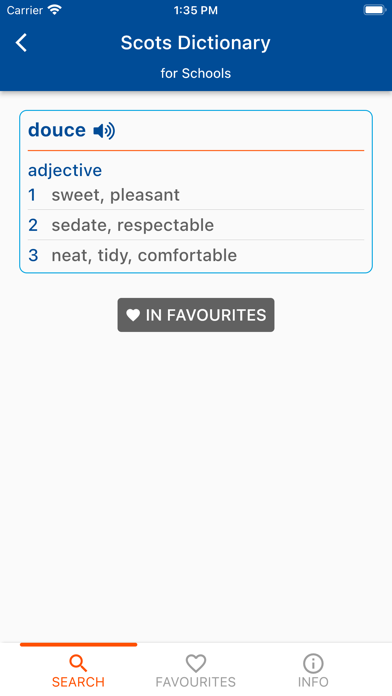 Screenshot #1 pour Scots Dictionary for Schools