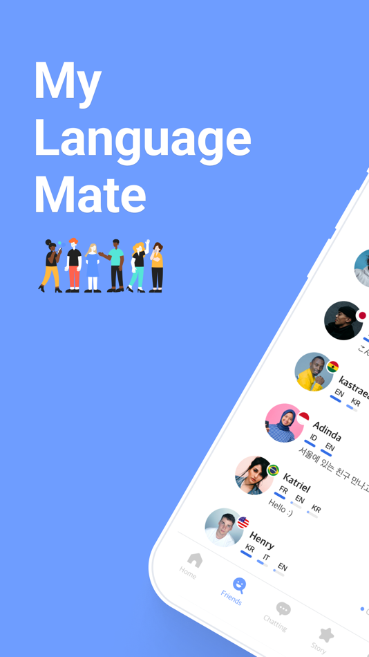 #1. KFriends-Friend who like korea (iOS) By: K Friend Co., Ltd.