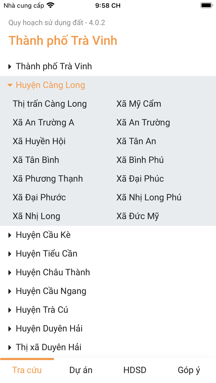 Quy hoạch Trà Vinh