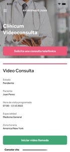 Clínicum Videoconsulta screenshot #3 for iPhone