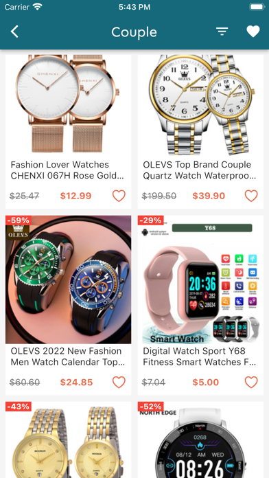 Watches & Smartwatch Shopping Screenshot