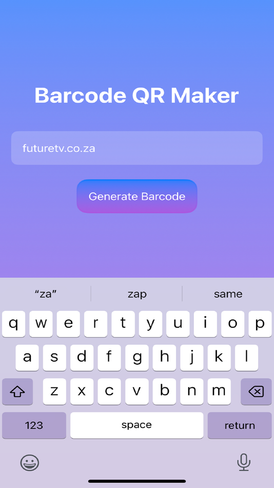 #2. Barcode QR Maker (iOS) 来自: Steven Cohen