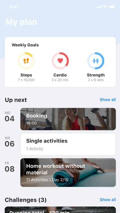 Sona Fitness Screenshot