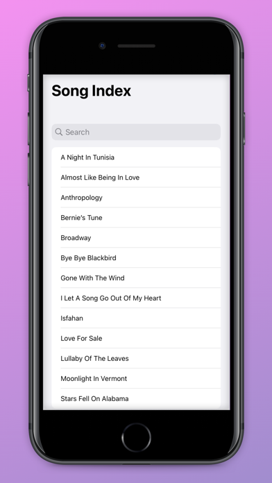 MyTuneList iPhone screenshot 5 - Music app