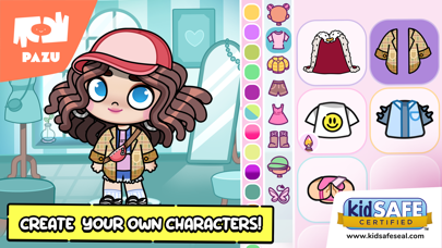 Characters maker kids games Screenshot
