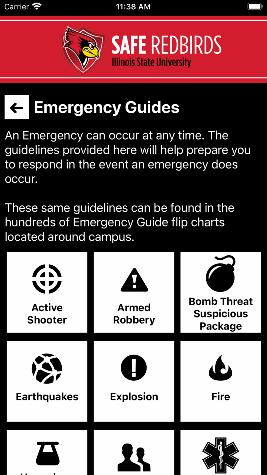 #2. Safe Redbirds (iOS) 由: Illinois State University