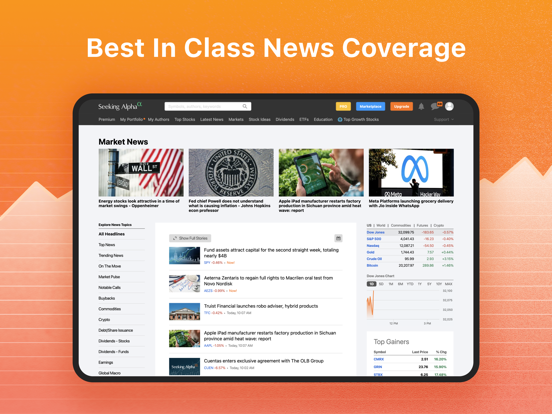 Seeking Alpha: News & Analysis iPad app afbeelding 3