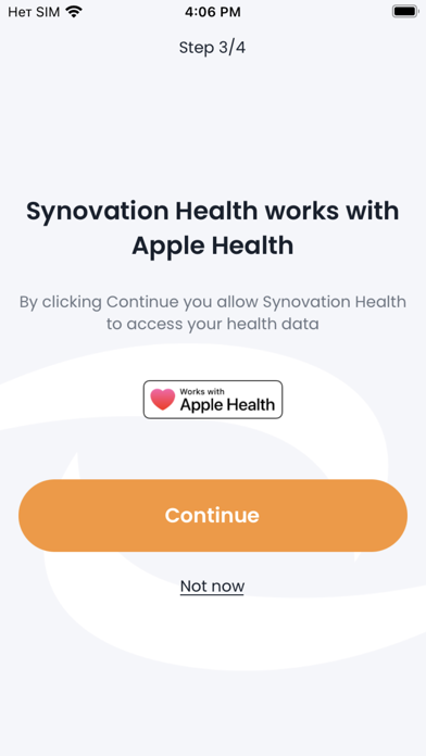 Synovation Health Screenshot