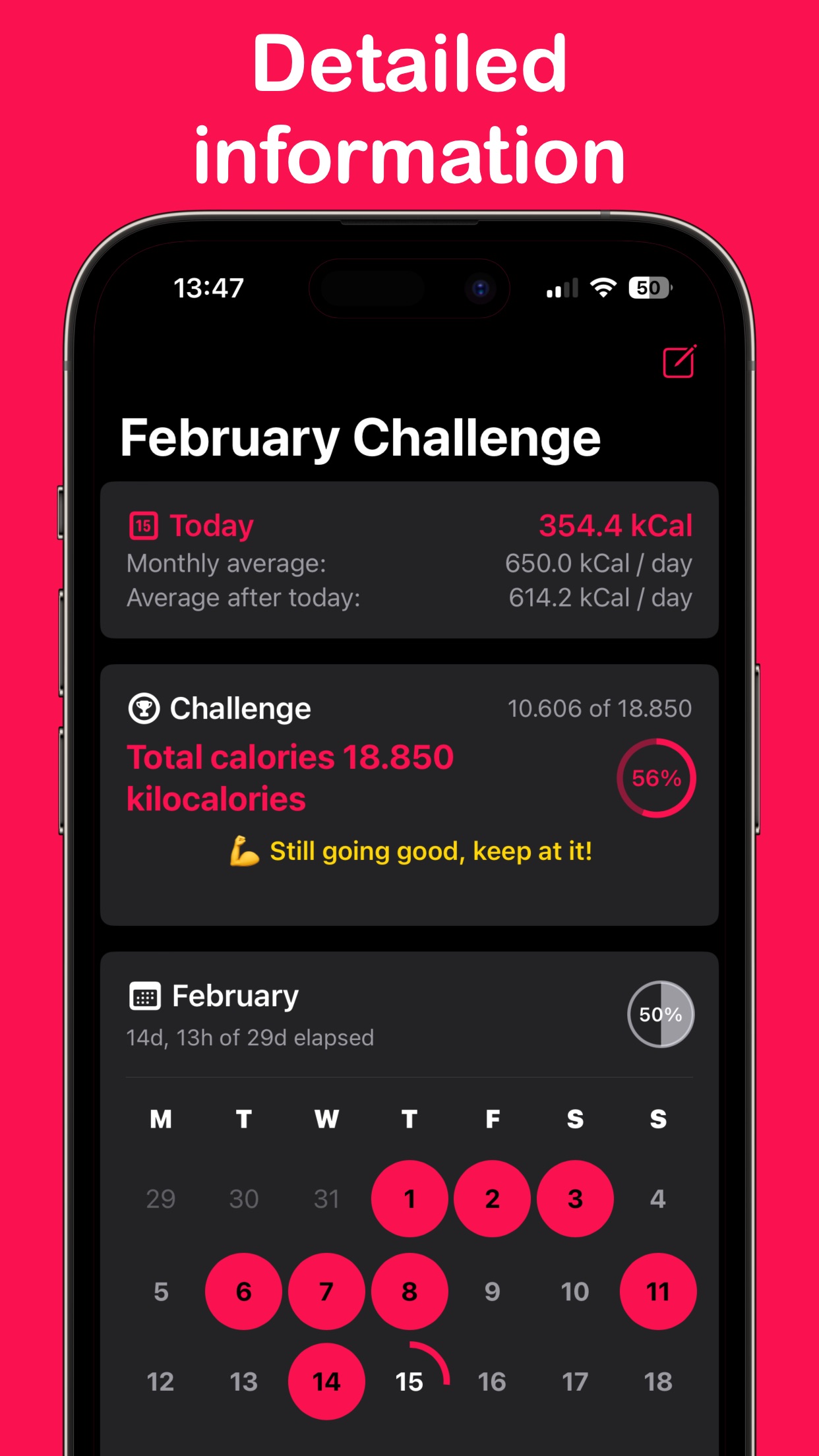 Screenshot do app Challenges Aid