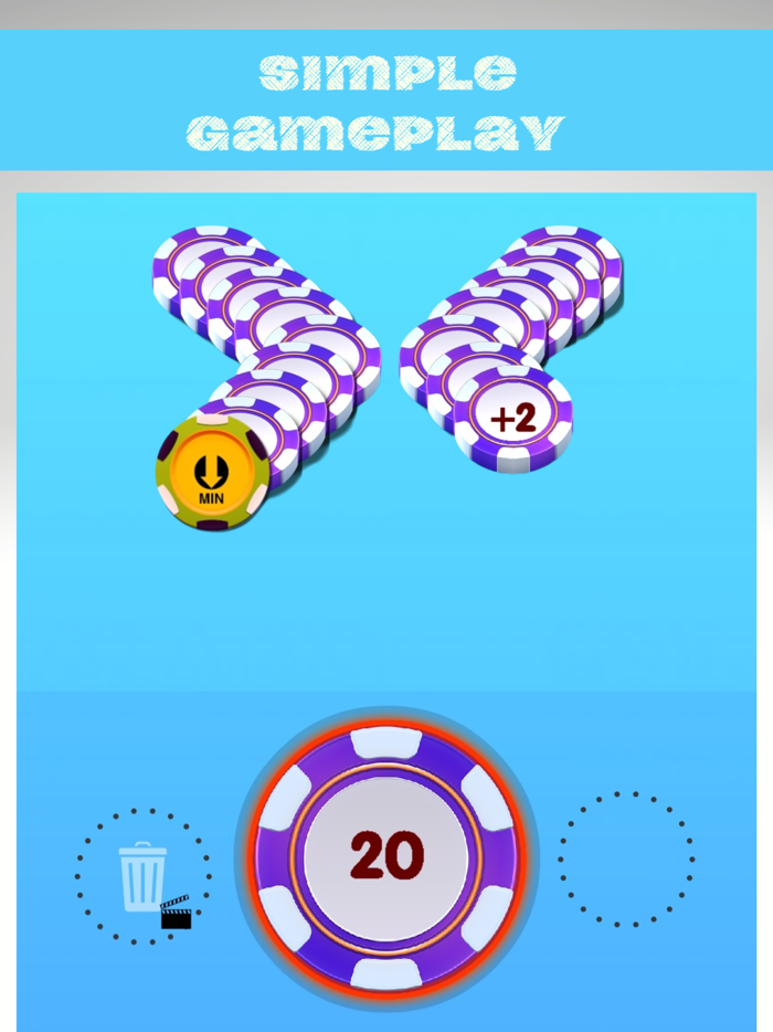 Number games - solitaire style