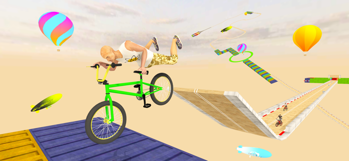 BMX Cycle Stunt Racing Games