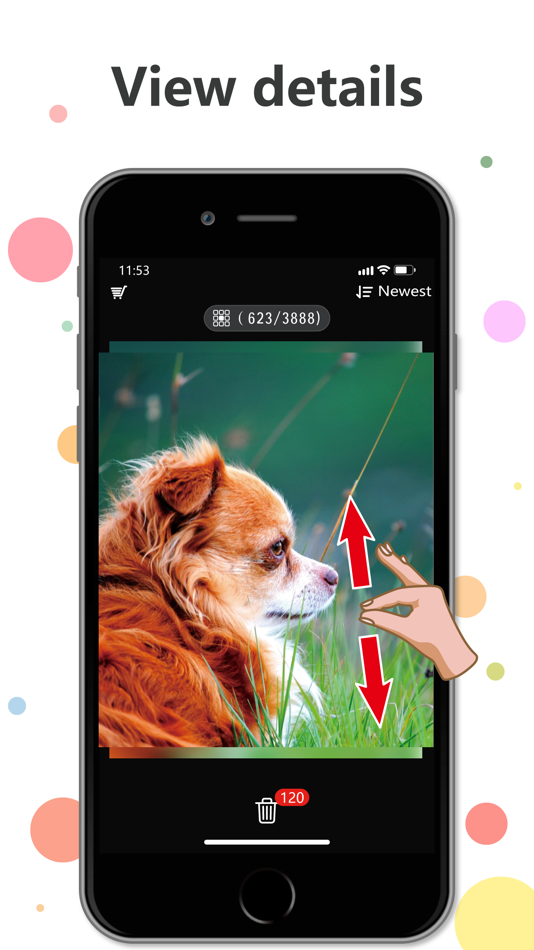 #5. Delete photos by slide finger (iOS) 게시자: 少淘 黄