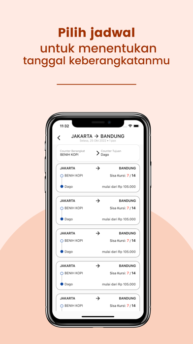 MRTrans Travel Bandung Jakarta Screenshot
