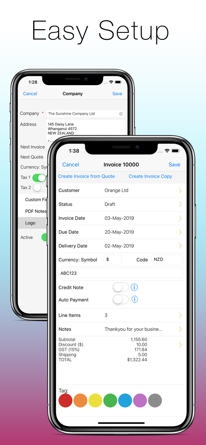 Bee Invoicing Mobile