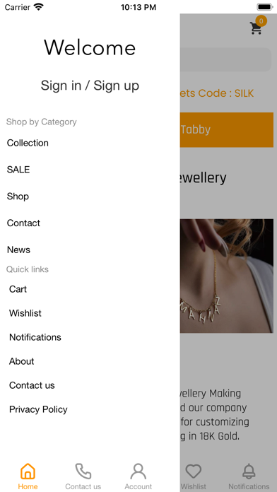 Navid Jewellery Screenshot