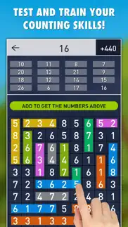 hidden numbers math game iphone screenshot 1