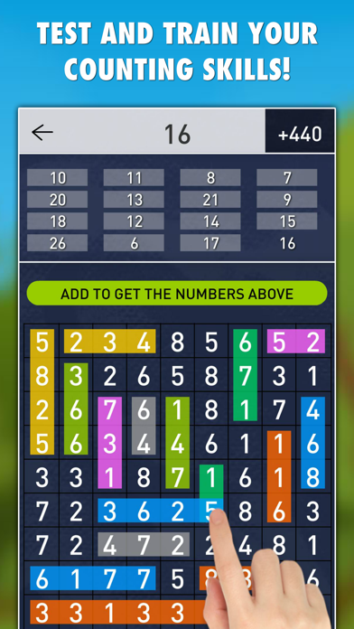Screenshot #1 pour Hidden Numbers Math Game