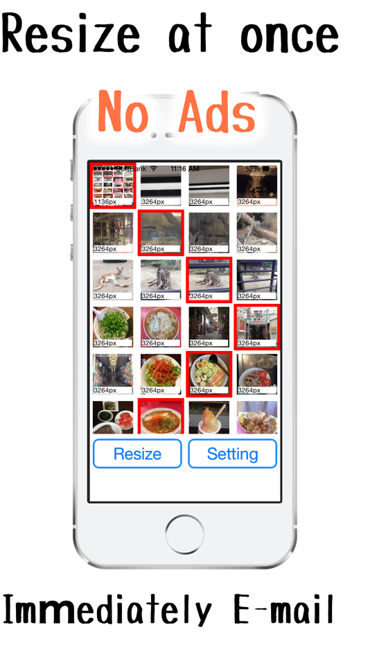 #1. Resize Multiple Images [PRO] (iOS) Podle: Sho Kurozumi