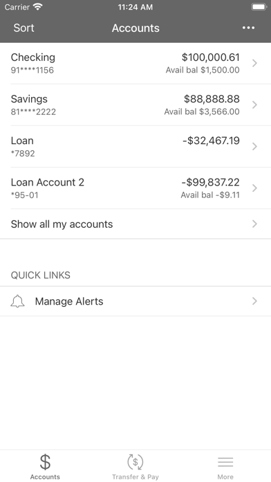 Memorial Credit Union Screenshot