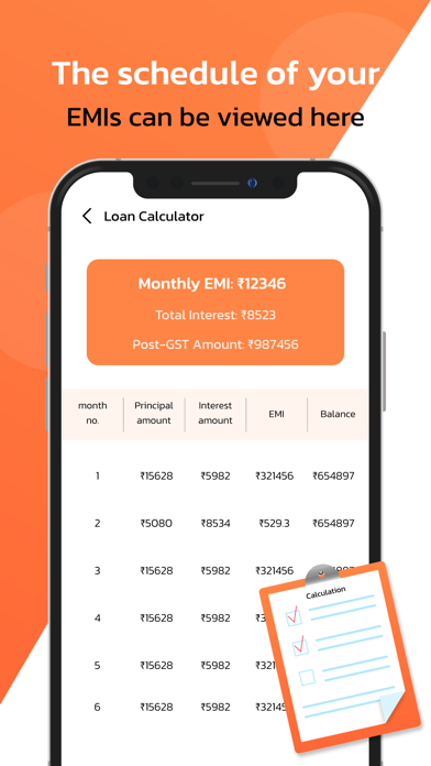 Loan EMI Calculator & Manager Screenshot