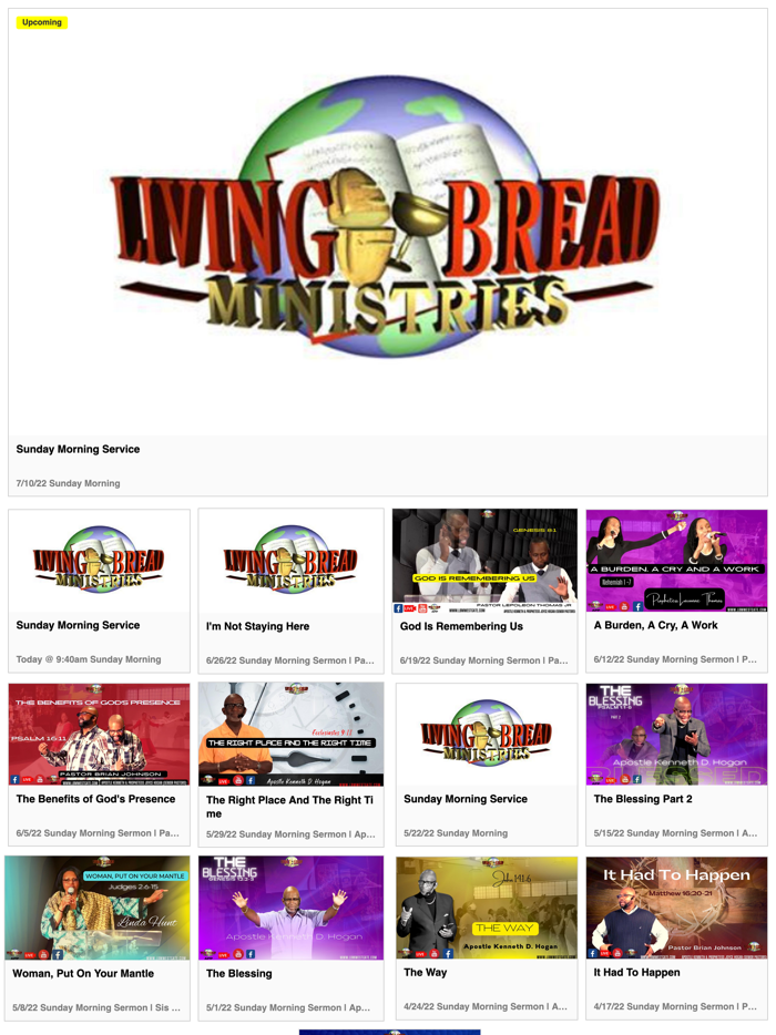 Living Bread Ministries Intl