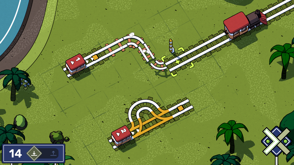 #6. Railbound (iOS) Podle: Afterburn Lukasz Spierewka