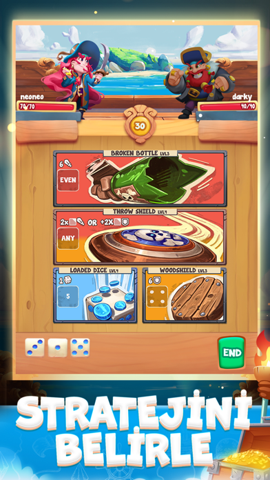 Red Sky: Card & Dice Game Screenshot