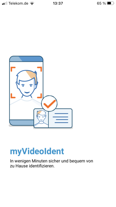 myVideoIdent Screenshot