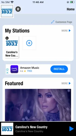 Country 103.7 screenshot 1