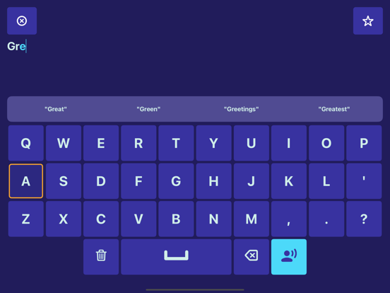 Vocable AAC iPad screenshot 3 - Medical app