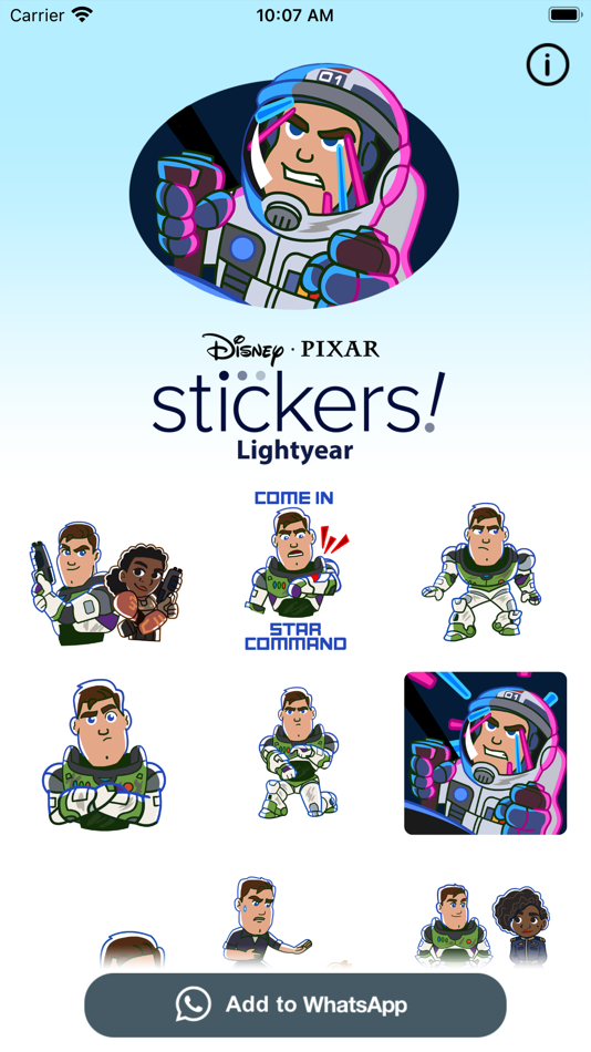 Pixar Stickers: Lightyear - 1.0 - (iOS)