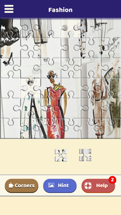 Fashion Lovers Puzzle Screenshot