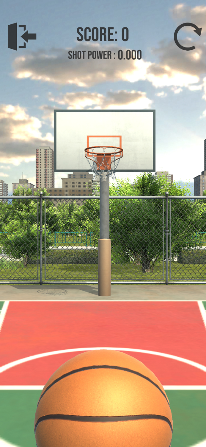 Basketball Court Dunk Shoot