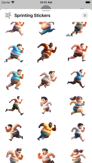 Screenshot #2 pour Sprinting Stickers