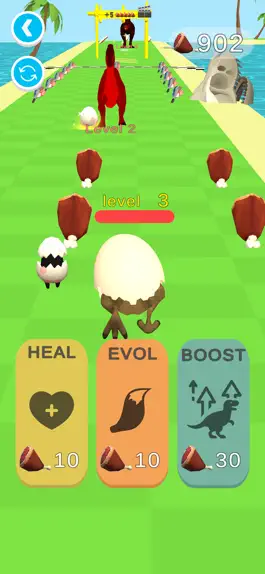 Game screenshot Dino Run Idle apk