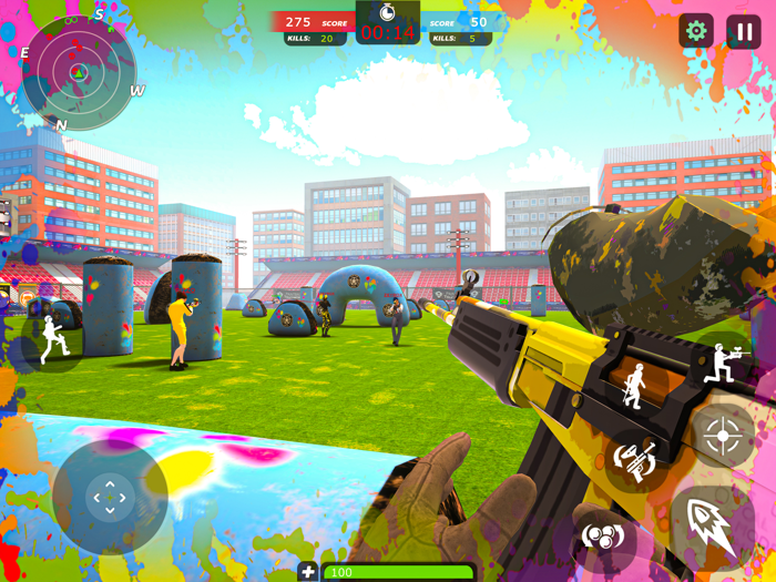 Paintball Arena PvP Challenge