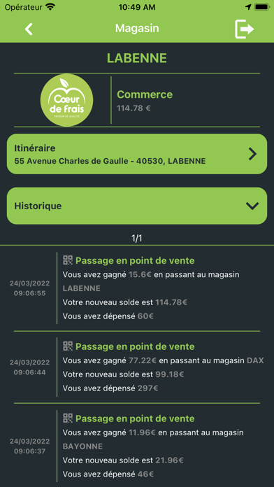 Coeur de frais Screenshot
