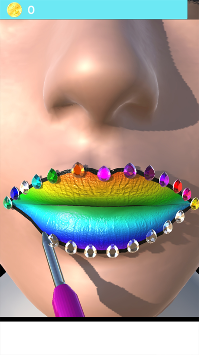 Lip Art Lipstick Makeup Game Screenshot