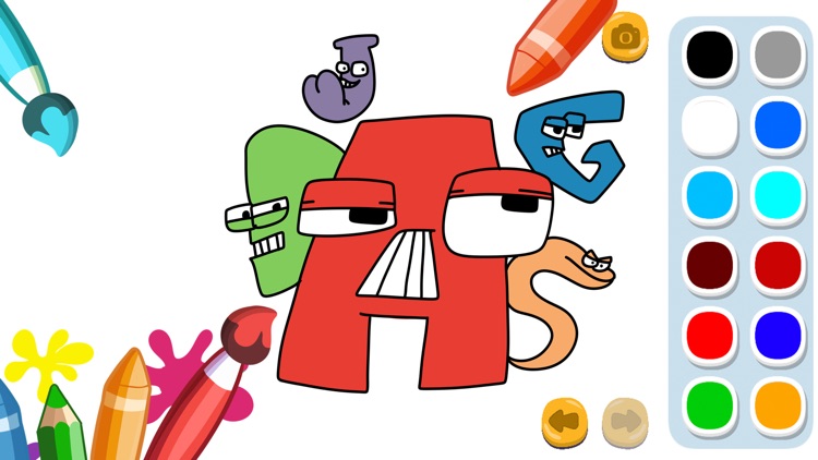 Magic Alphabet Coloring Book