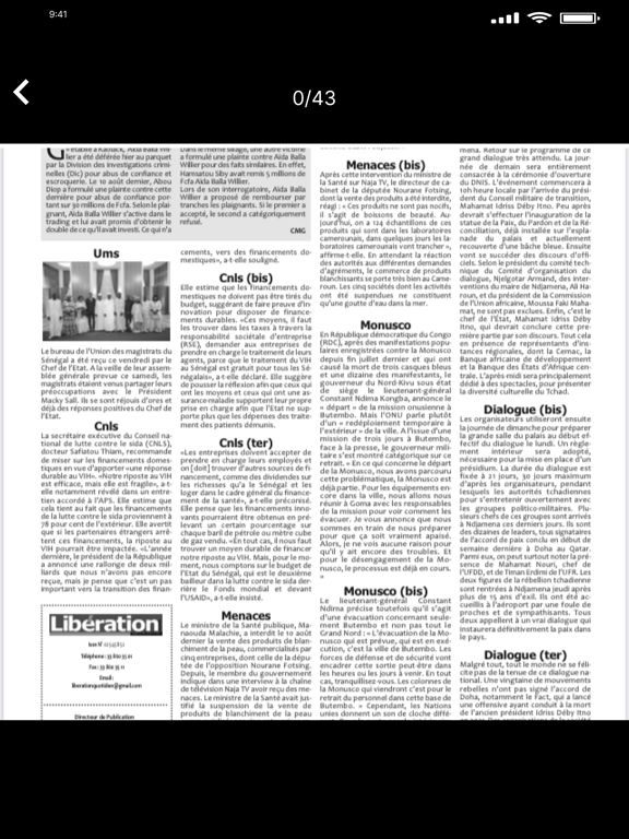 Saabal yi iPad screenshot 4 - News app