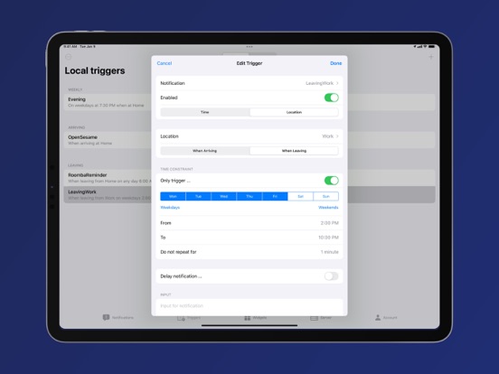 Pushcut: Shortcuts Automation iPad app afbeelding 6