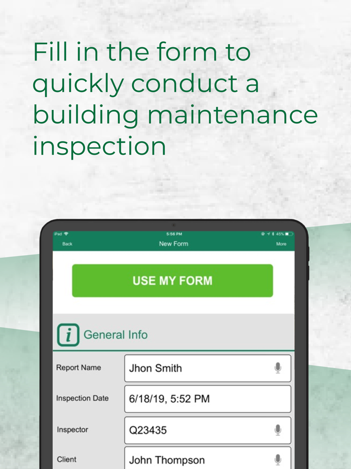 Building Maintenance App