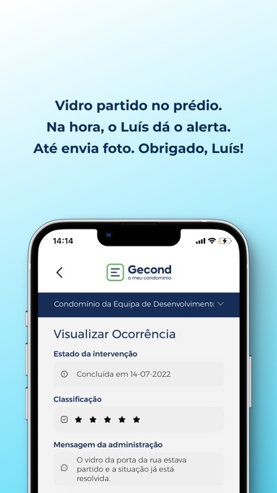 Gecond, o meu condomínio Screenshot