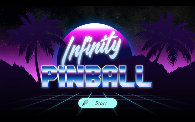 Schermata di Infinity Pinball