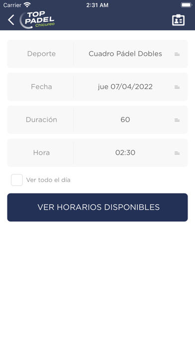 Top Padel Chicureo Screenshot
