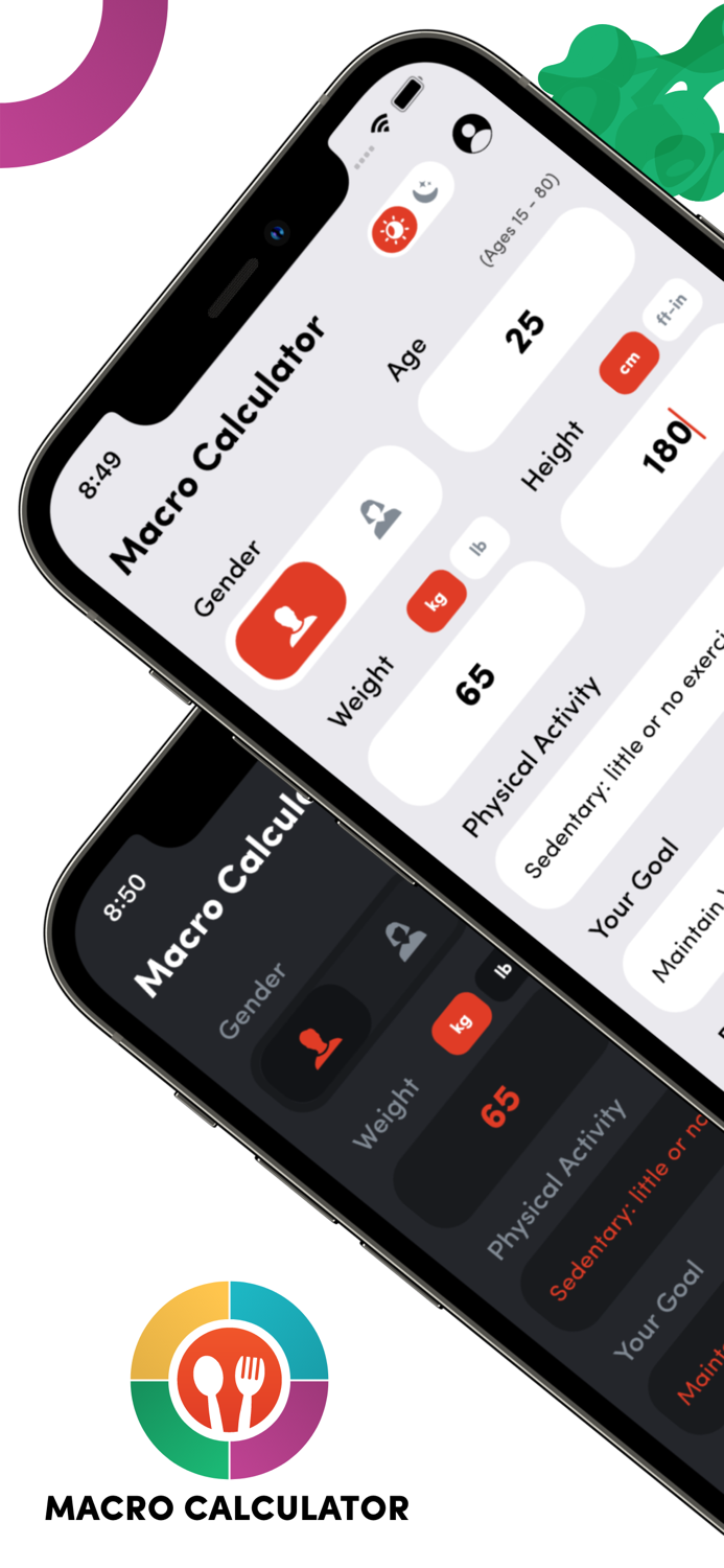 Macro Calculator for Weight GL