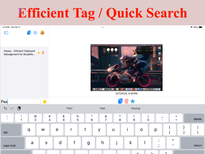Pastey - Efficient Clipboard