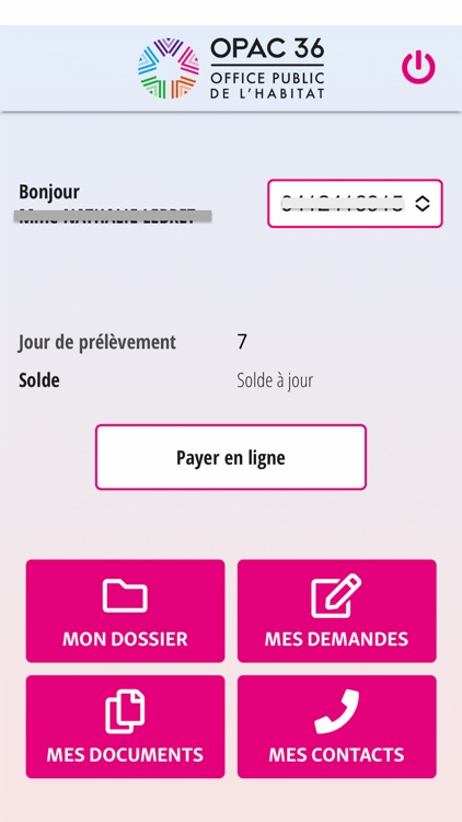 OPAC 36 - Espace Locataire