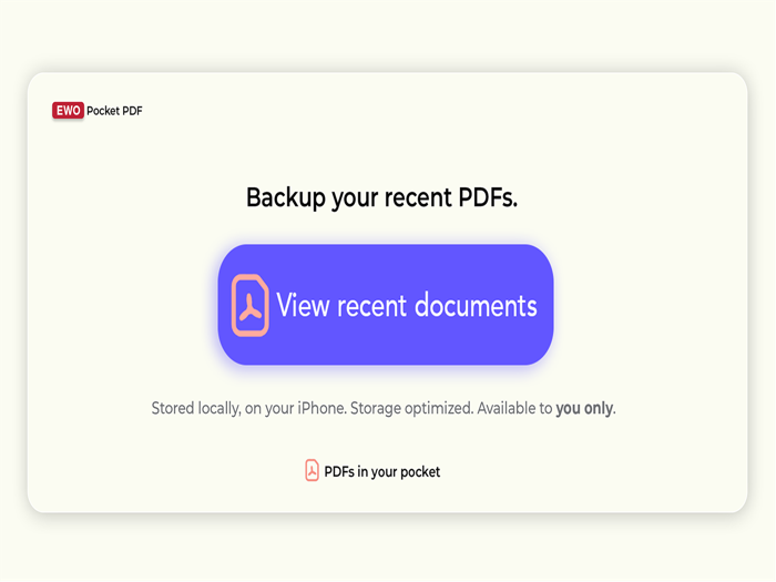 EWO Pocket PDF Scanner