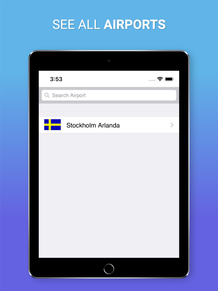 Navigation for SAS Airlines